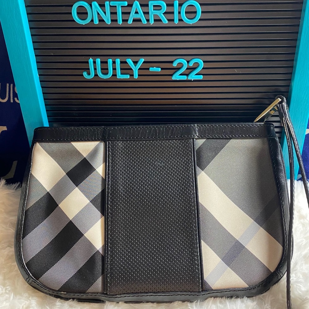 Authentic Burberry wristlet